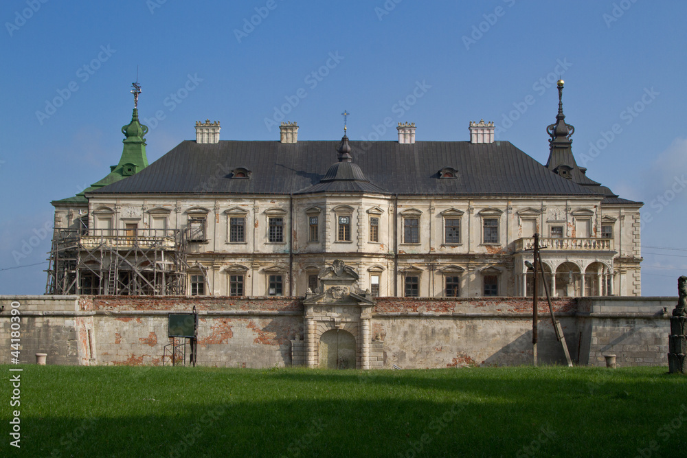 Pidhirtsi old castle located near Lviv