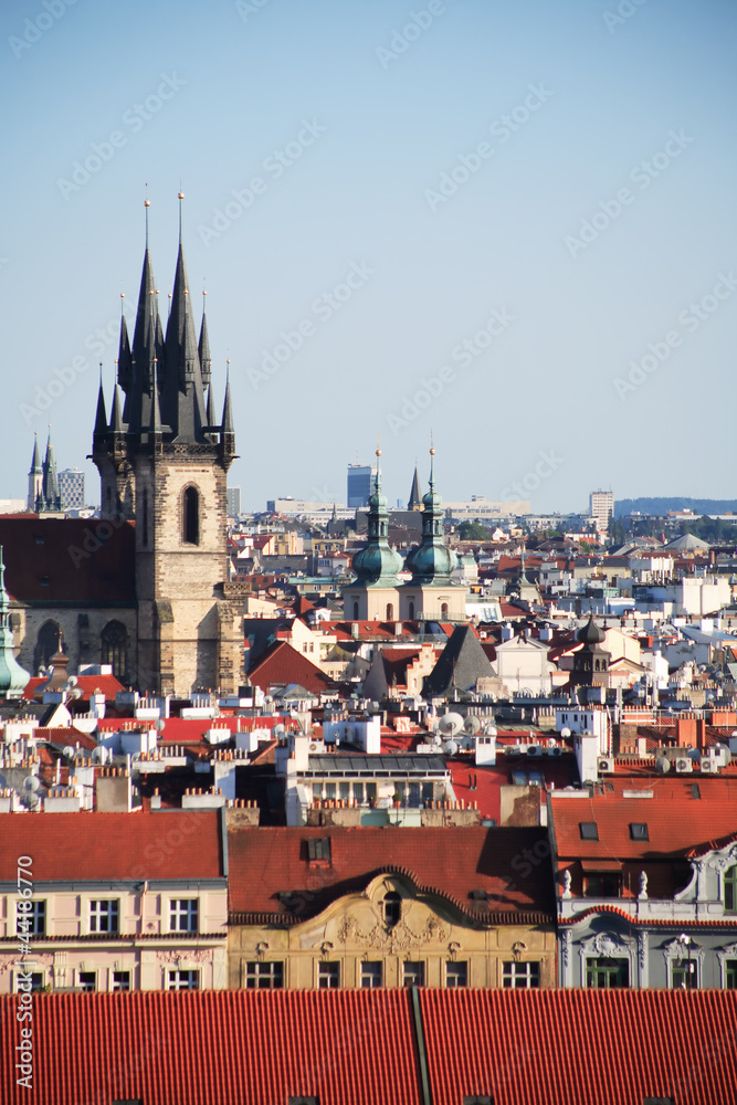 Obraz premium Summer Day In Prague