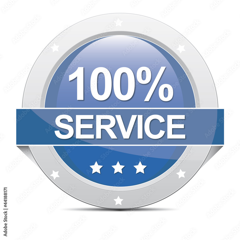 100% Service Banner 100% Service Banner