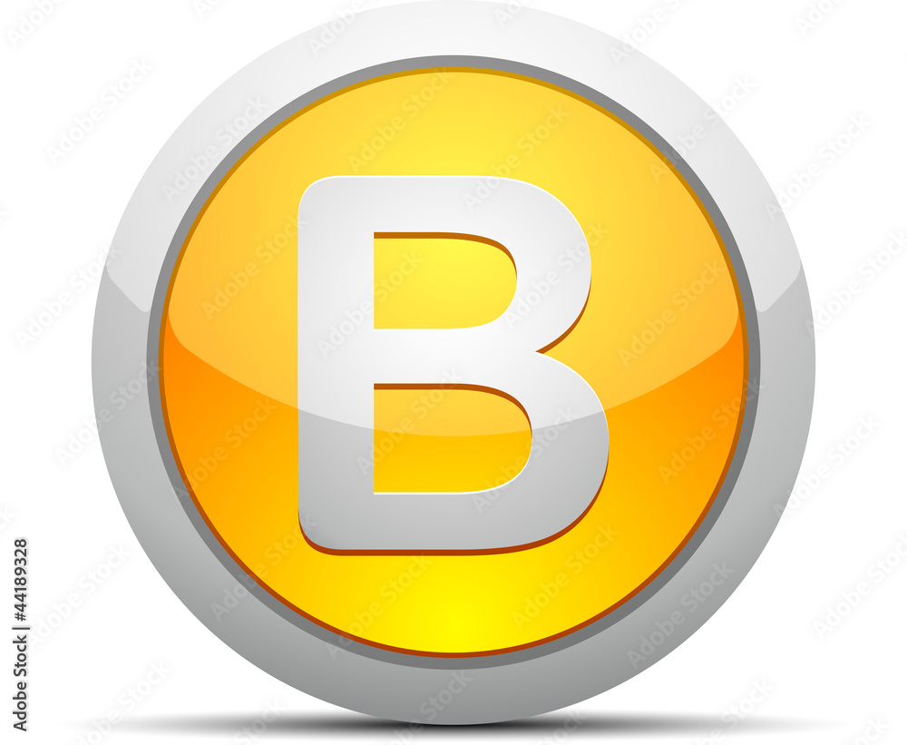 Obraz premium Blog button