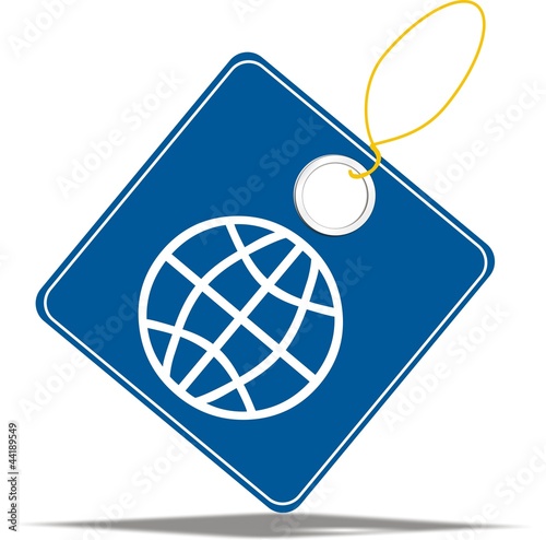 étiquette monde