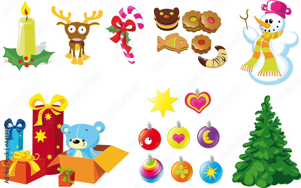 Christmas icons Christmas icons