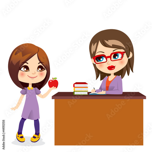 Schoolgirl And Teacher