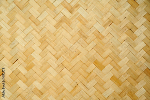 Pattern and design of Thai style bamboo handcraft