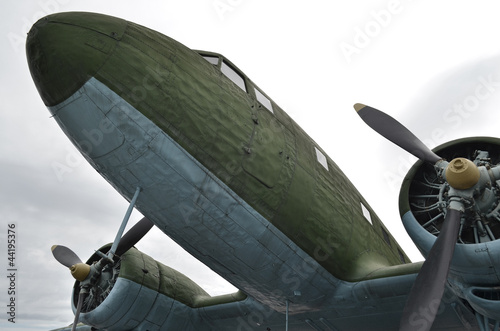 WW2 military airplane