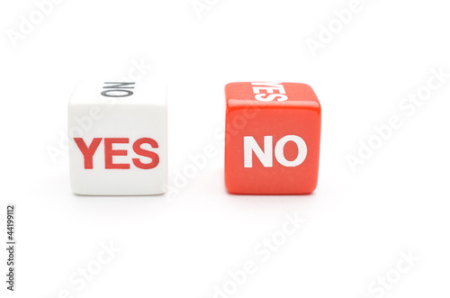 さいころ　YES　NO photo