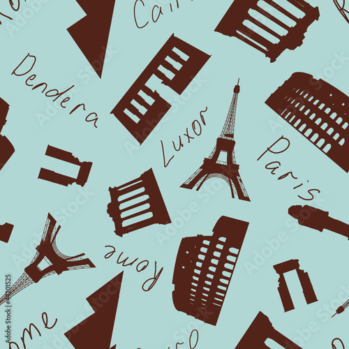 Seamless landmark pattern