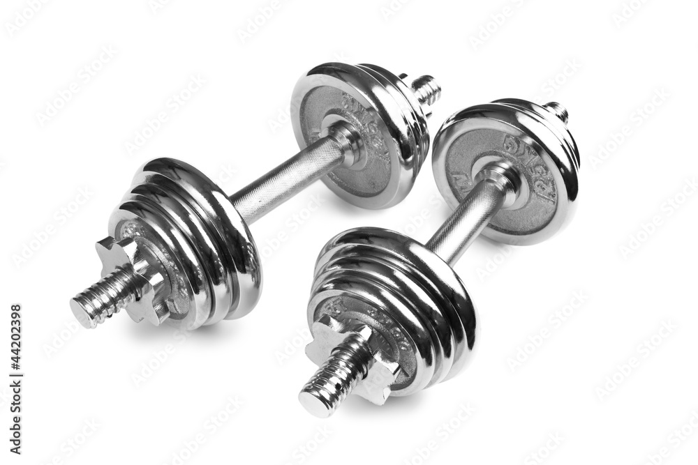 Chromed fitness dumbbells Chromed fitness dumbbells