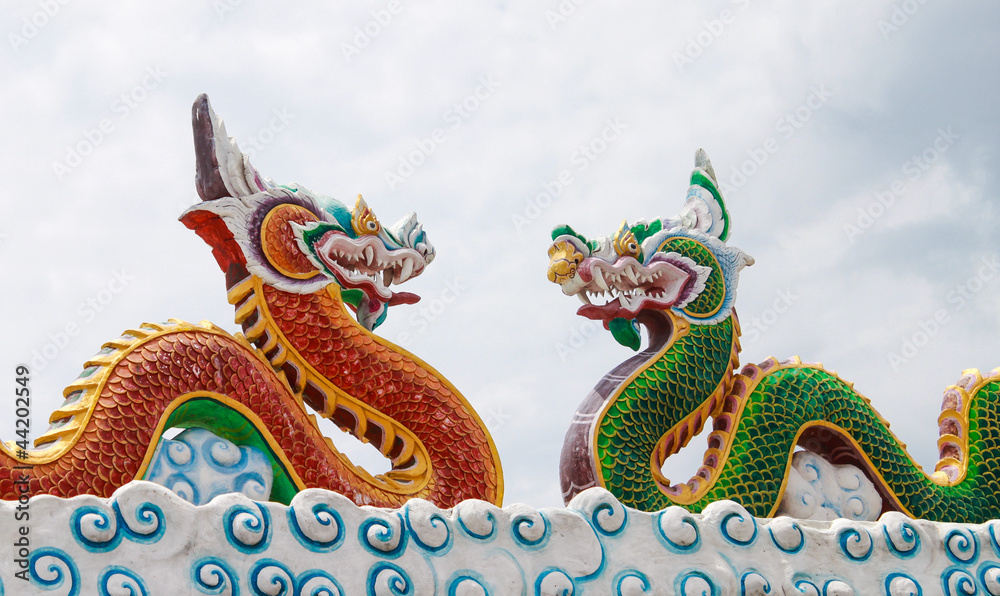 King of Naga at temple of Thailand King of Naga at temple of Thailand