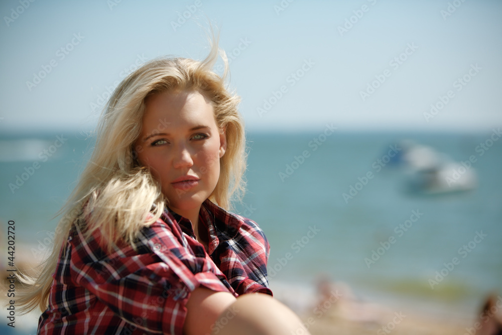 by the sea side