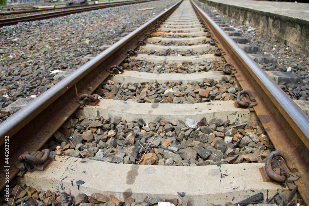 Naklejka premium railway