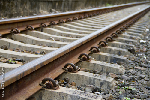 railroad closeup