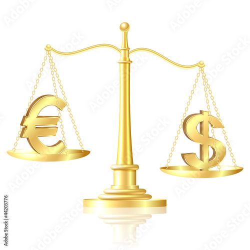 Dollar outweighs Euro on scales.