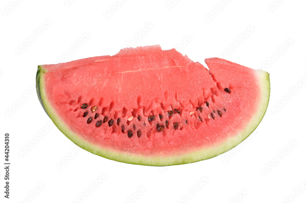The segment of a water-melon The segment of a water-melon