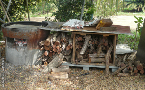 barbecue, cuisinière, fourneau, cuisine, grill, camping