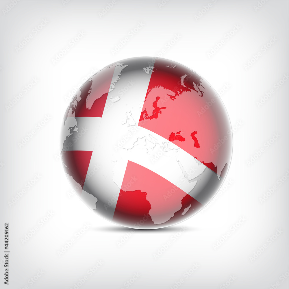 Dänemark Globus Dänemark Globus