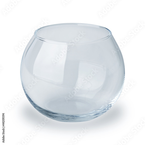 fish bowl isolated on white