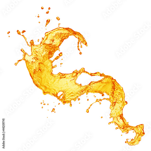 Photo orange juice splash