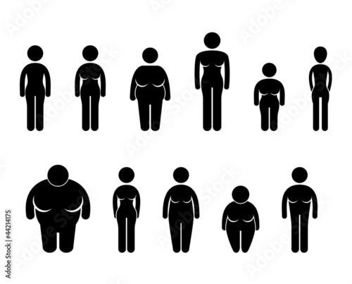 Woman Body Figure Size Icon Symbol Sign Pictogram