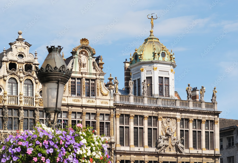 Decorated medieval facades of Grand Place
