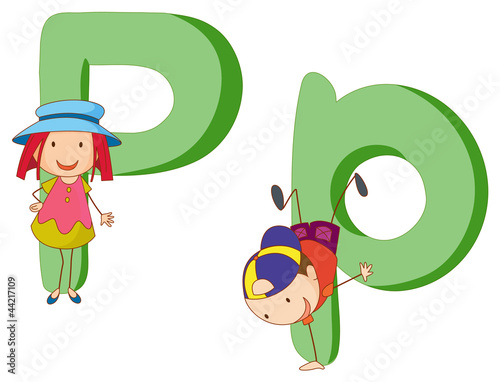 Kids in the letters series