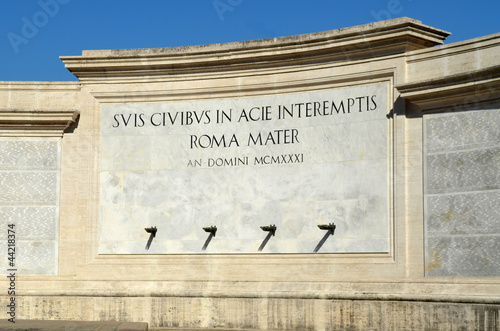 Roma - Monumento ai caduti - Cimitero Verano