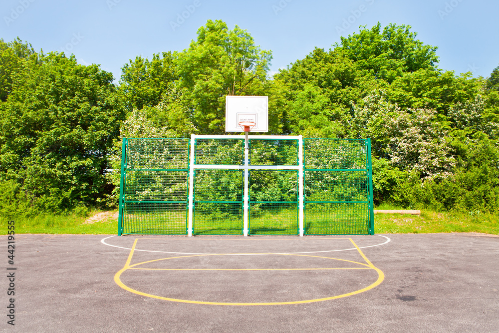 Fototapeta premium Basketball court