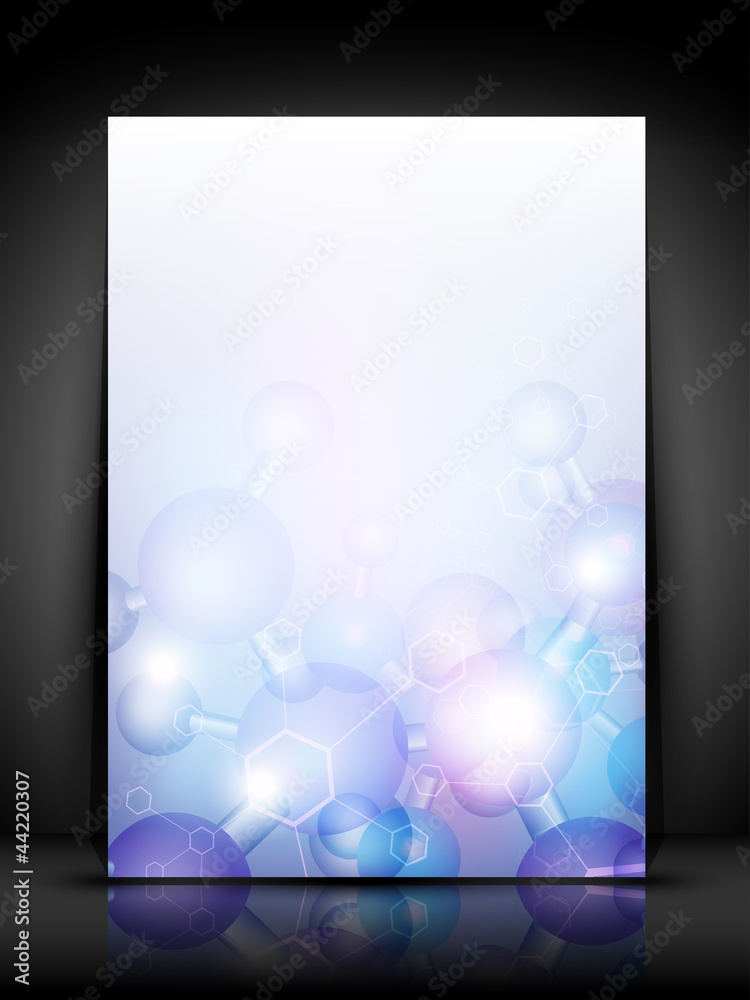 Abstract molecules medical background. EPS 10.
