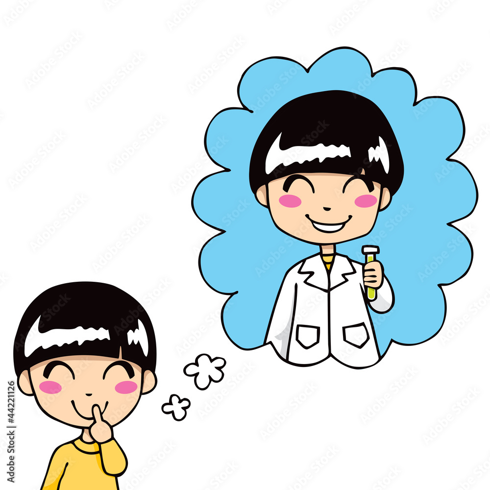 Fototapeta premium Sweet Scientist Dream