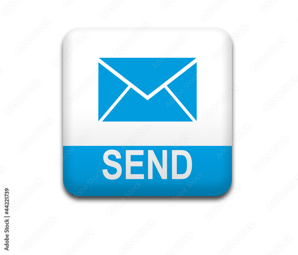 Boton cuadrado blanco SEND