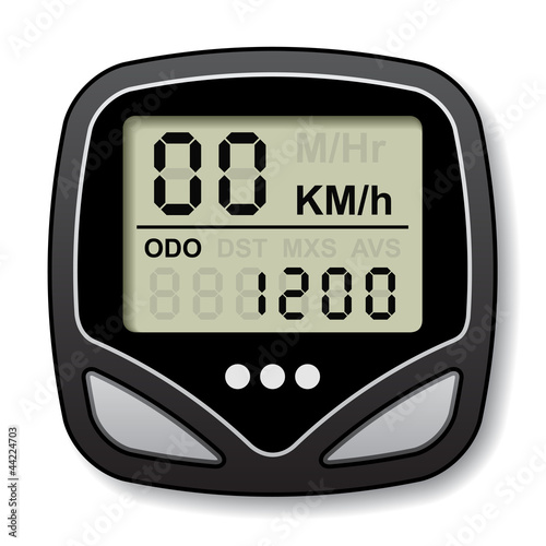 vector bicycle speedometer computer