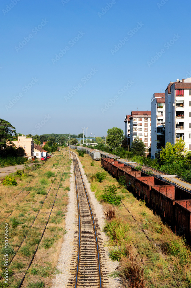 Obraz premium Urban railroad