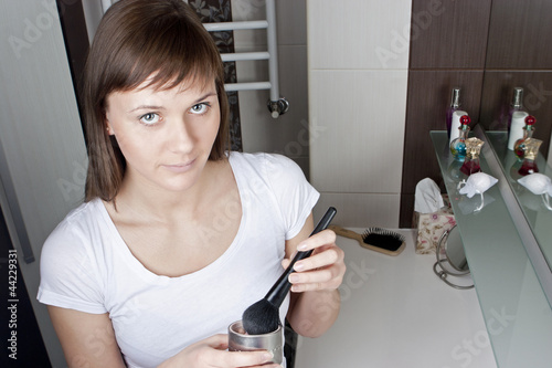 Girl in bathroom