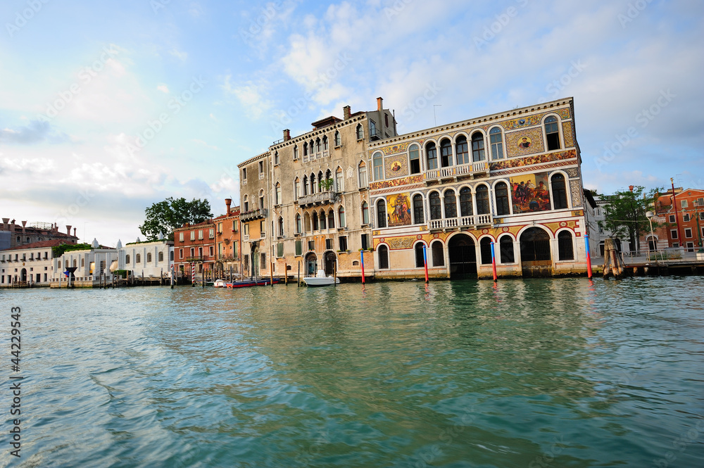 Venetian palazzos (palaces) on Grand Canal