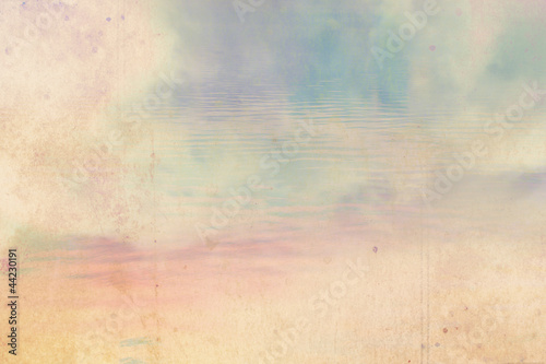 Dreamy sky background with stains