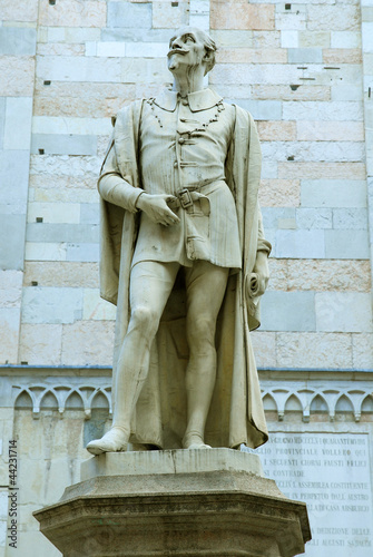Italy, Modena Tassoni statue photo