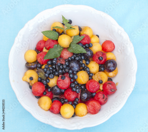 Various colorful tasty seasonal fruits-closeup