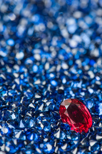 Oval ruby