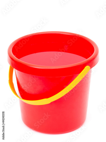 red bucket