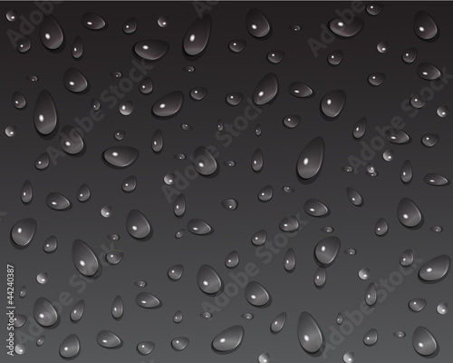 drops on a dark background
