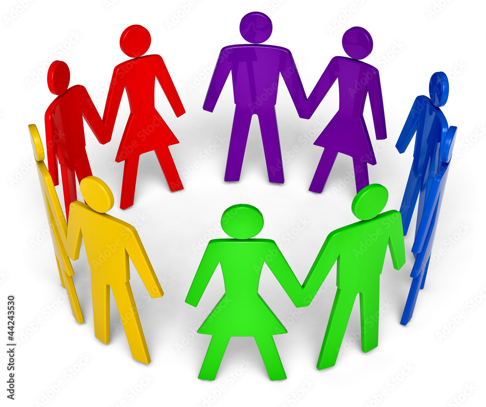 figures of peoples arranged in the circle figures of peoples arranged in the circle