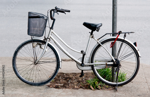Bicycle on parking