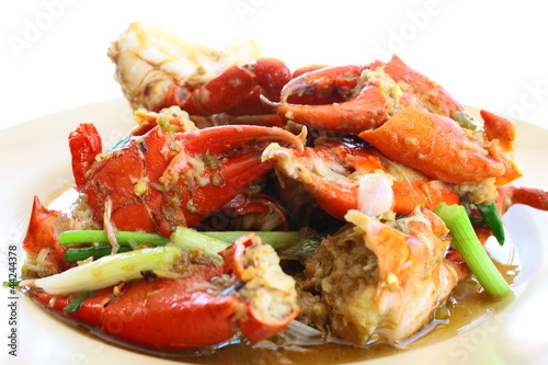 Sea crab fried with tamarind sauce