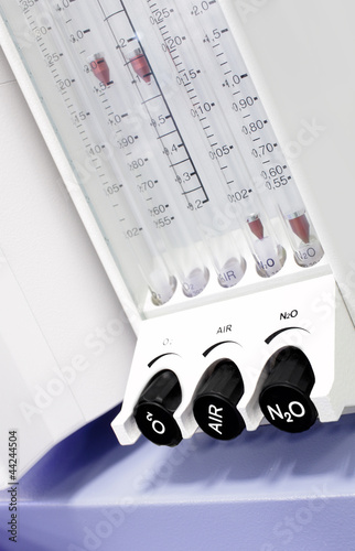 rotameter modern medical apparatus photo