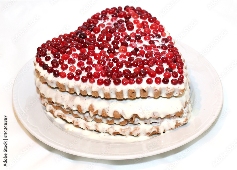 sweet love with red berries sweet love with red berries
