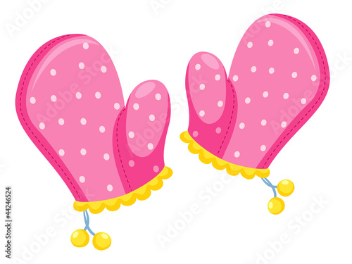 Kitchen gloves illustration