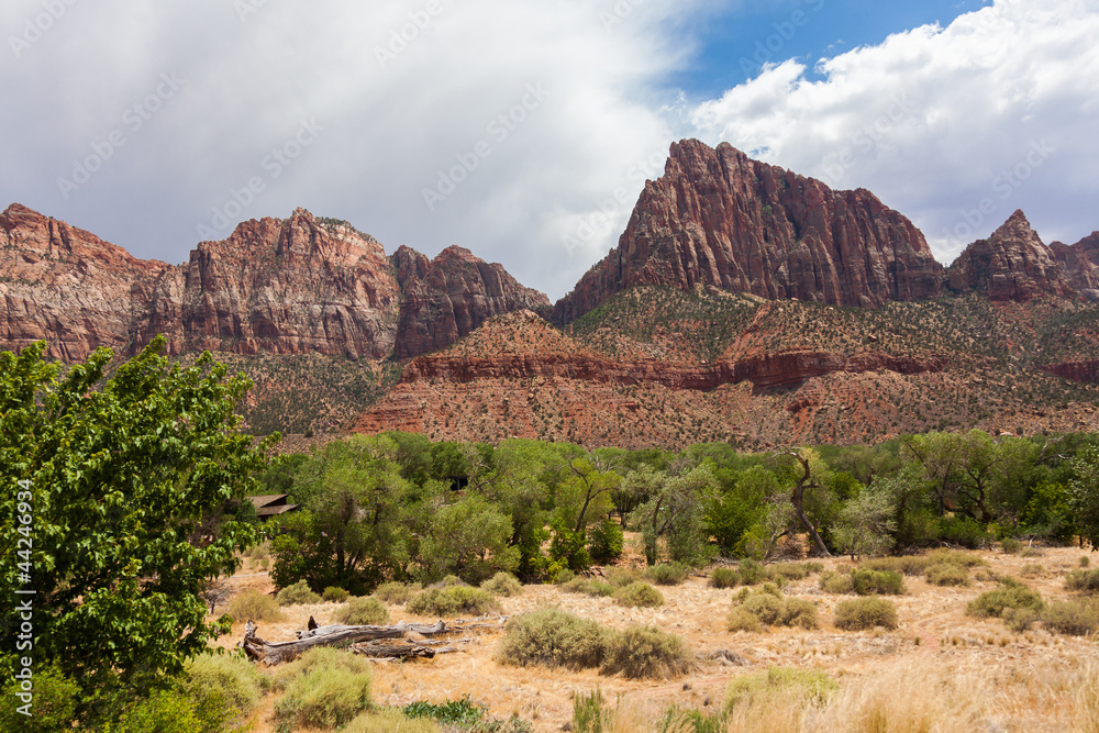 Desertic landscape of utah in the USA