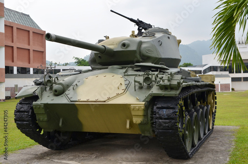 Army forest tank
