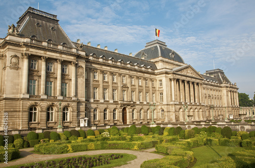 Brussels - The Royal Palace in morning light, Belgium.