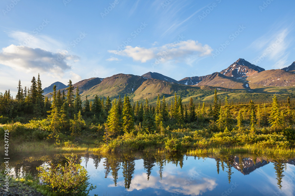 Fototapeta premium Lake on Alaska
